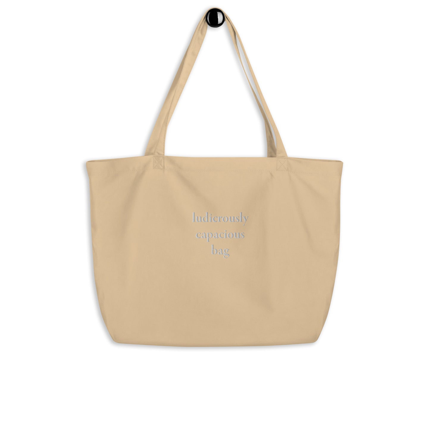 ludicrously capacious bag (Large organic tote bag)