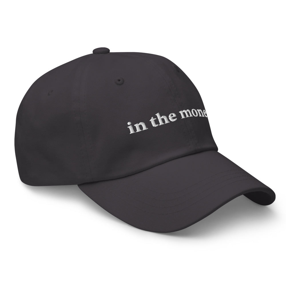 In the money Options trader funny dad hat