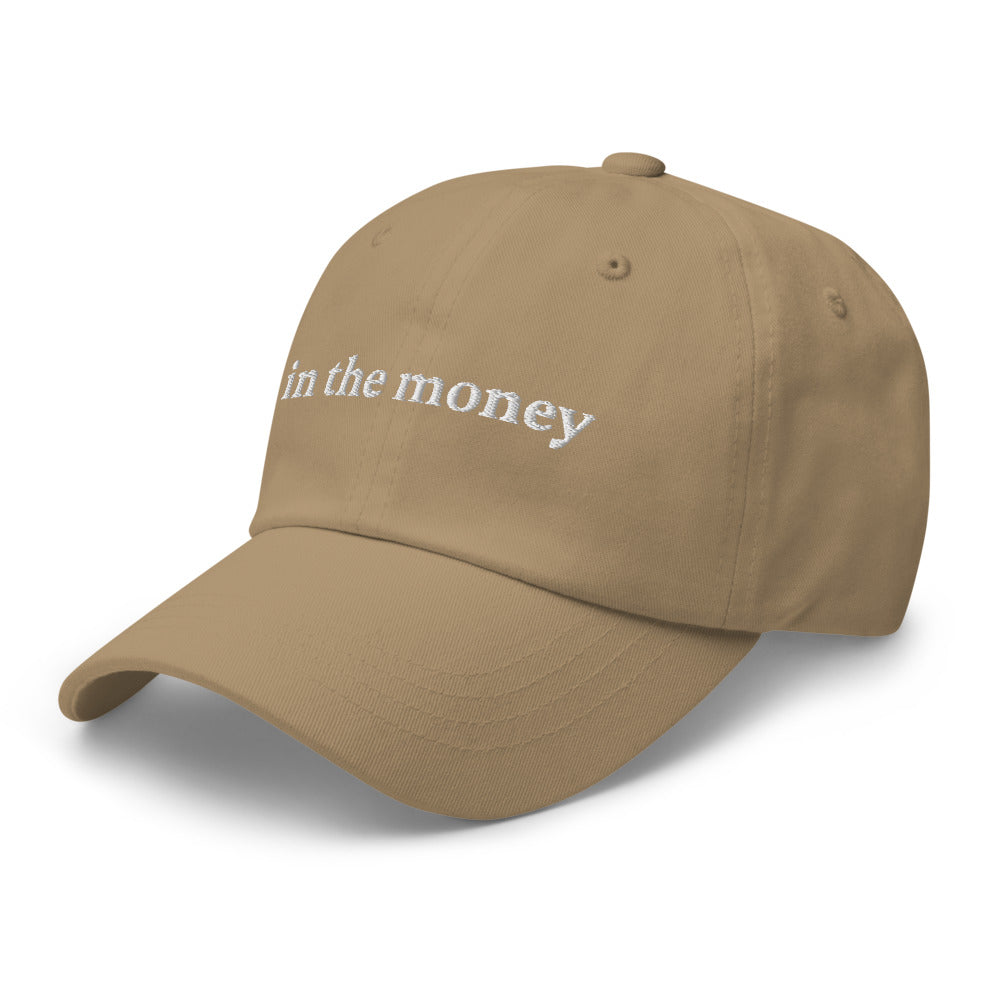 In the money Options trader funny dad hat