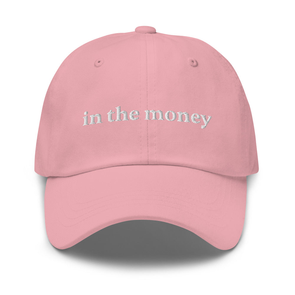 In the money Options trader funny dad hat