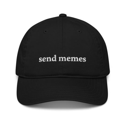 Send memes dad hat (organic)