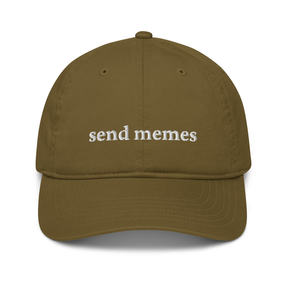 Send memes dad hat (organic)